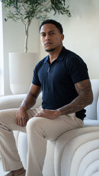 The Lucian Zip - navy