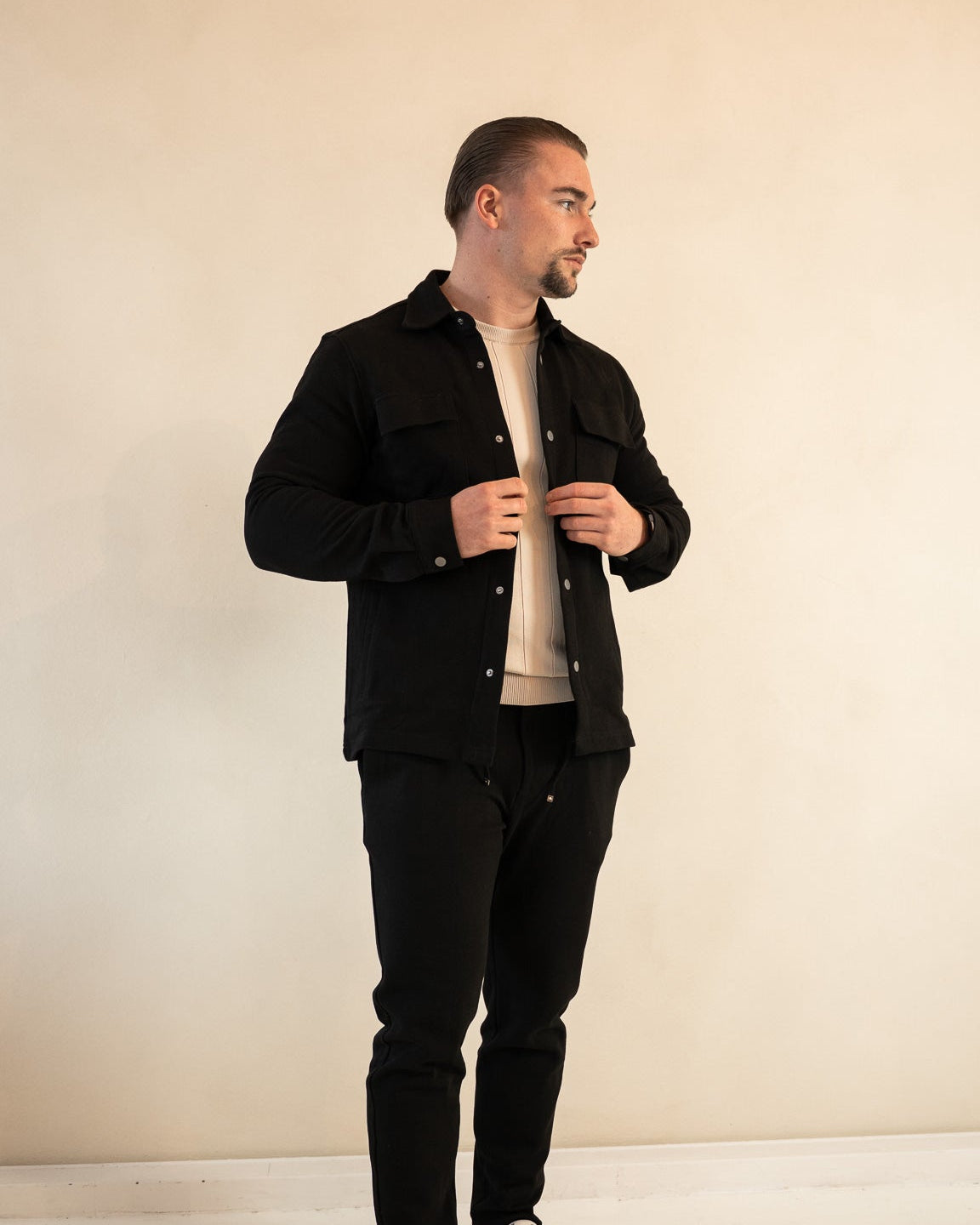 The Odissea Track Pants - black